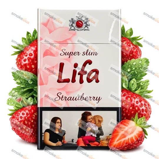 Lifa Super Slims Strawberry — полуничні супер слім
