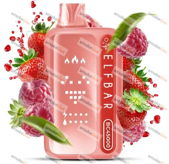 Elf Bar BC45000 Red Raspberry Strawberry (Малина Полуниця)