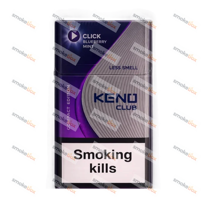 Сигарети Keno Club Compact Blueberry Mint Capsule (Чорниця М'ята) (20шт)