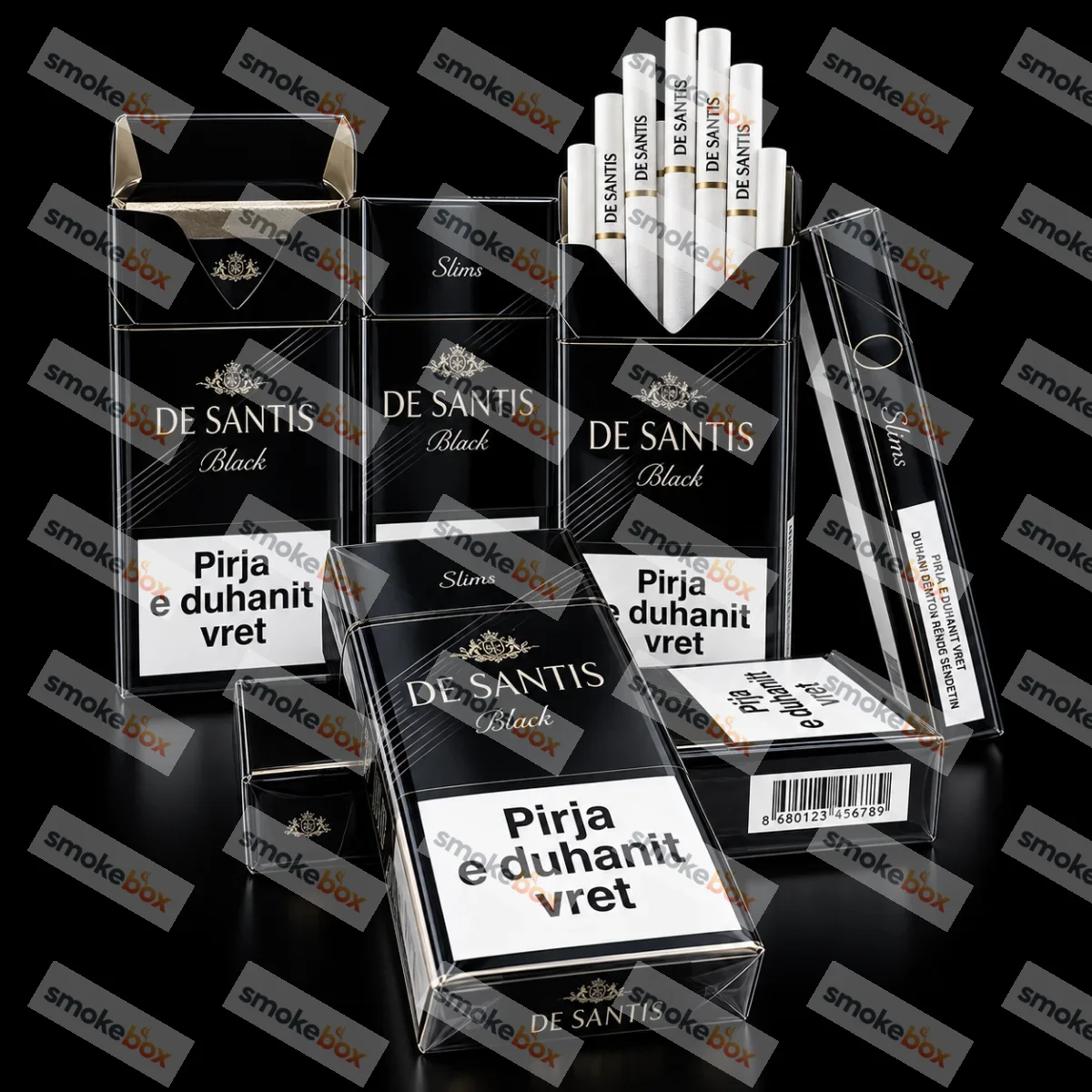 Сигарети De Santis Slims Black